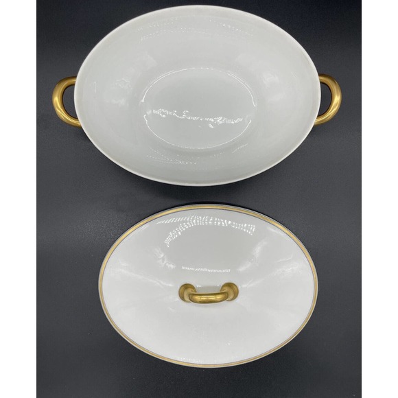 Haviland And Co. Limoges Covered Vegetable Bowl 9 1/2" Soup Tureen Casserole - Picture 9 of 13
